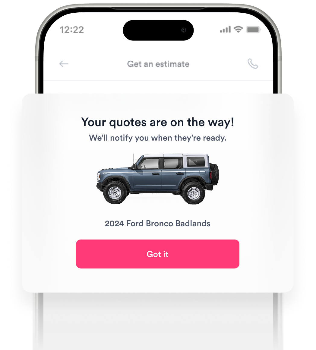Get real repair quotes
