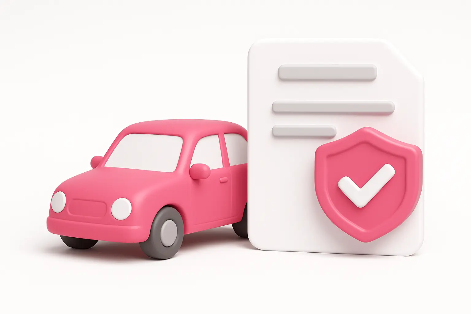 6 main types of car insurance 3D header